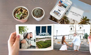 Au format 15x20, le livre Photobooks peut contenir jusqu'à 6 photos par page.