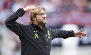 L'entraîneur de Dortmund, Jürgen Kloppn, le 21 septembre 2013