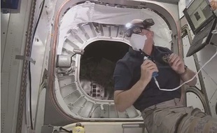 Un astronaute de la Station spatiale internationale (ISS), Jeff Williams, est entré pour la première fois le 6 juin 2016 dans le module gonflable Beam.