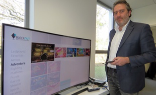 PDG de Blacknut, Olivier Avaro s'est rendu début janvier au CES de Las Vegas pour présenter sa plateforme.
