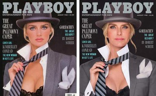 Kimberly Conrad Hefner, Playmate de l'année 1989, est toujours aussi sexy en 2017.