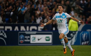L'attaquant de l'OM Florian Thauvin, le 21 mai 2016, contre le PSG.