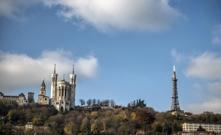 La basilique de Fourvière à Lyon.