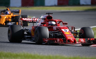 Depuis le GP du Japon, les Ferrari arborent le logo de «Mission Winnow», un programme de contenus de la marque Philip Morris.