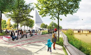 Projet de réaménagement des quais à Bordeaux dans le secteur Saint-Jean-Belcier