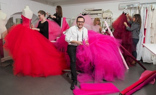 Nicolas Fafiotte dans son atelier lyonnais.