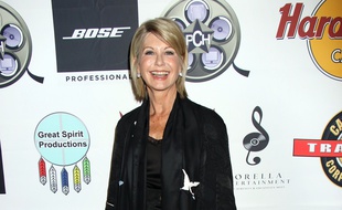 L'actrice et chanteuse Olivia Newton-John à Las Vegas