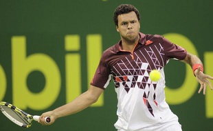 Jo-Wilfried Tsonga, le 4 janvier 2012 à Doha;