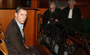 Jacques Viguier lors de l'ouverture de son procès le 20 avril 2009 à Toulouse
