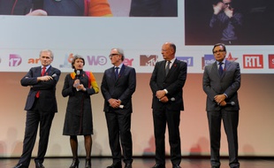 Les 20 ans du Sidaction au Musée du Quai Branly, le 10 mars 2014.