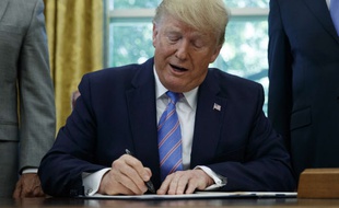 Donald Trump est président des Etats-Unis depuis janvier 2017.