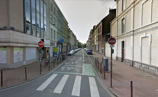 La rue de Valmy, dans le centre-ville de Lille.