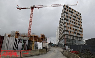 Le chantier d'urbanisation de la porte de Valenciennes à Lille