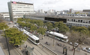 Les faits se sont déroulés devant la gare nord de Nantes