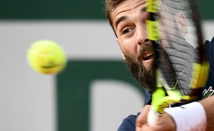 Benoît Paire, vainqueur du Roumain Marius Copil, le 27 mai 2019 à Roland-Garros.