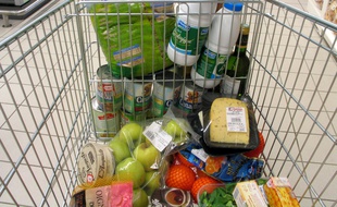Courses dans un supermarché de l'agglomération toulousaine.