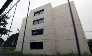 L'extérieur de la résidence Pascal, sur le campus Supelec Rennes, où un incendie a coûté la vie à l'étudiant Youssef Rabah.