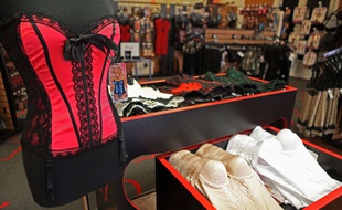 Illustration d'un sex-shop