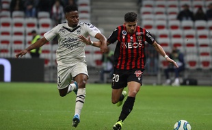Youcef Atal, ce vendredi soir à l'Allianz Riviera contre Bordeaux.
