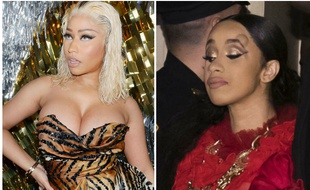 Nicki Minaj et Cardi B le soir d eleur altercation, 7 septembre 2018 à New York