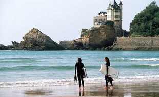 La Côte des Basques, à Biarritz.