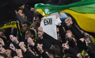 Lors du match FCN-ASSE le 30 janvier 2019