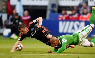 Un match entre Hambourg et le Werder de Brême, en 2015.