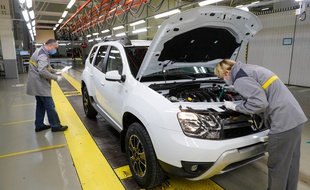 Une usine Renault en Russie (image d'illustration).