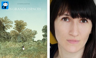 L'album Les grands espaces et son auteure, Catherine Meuriss