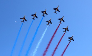La patrouille de France, le 22 avril 2018 à Cannes (image d'illustration).