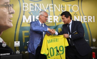 Claudio Ranieri avec le président Waldemar Kita.