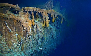 L'épave du Titanic qui gît par 3.810 mètres de fond.