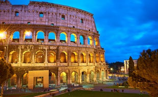 L'impressionnant Colisée, à Rome.