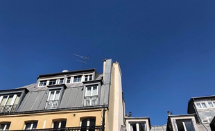 Le ciel parisien, ce mardi
