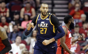 Rudy Gobert, le Français des Utah Jazz, a été testé positif au coronavirus, le 12 mars 2020.