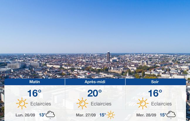 Météo Nantes: Prévisions du dimanche 25 septembre 2022