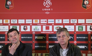 Michel Audrain et Christian Gourcuff ont collaboré ensemble lors du dernier passage de l'entraîneur au Stade Rennais.