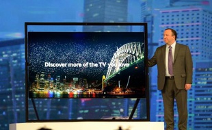 Samsung a présenté une nouvelle version de ses smart TV, le 7 janvier, au CES de Las Vegas.