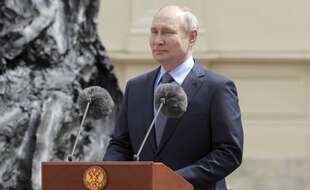 Le président russe Vladimir Poutine, le 5 juin 2021.