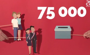 Capture d'écran de vidéo de la Netscouade sur les modalités de l'élection des sénateurs.