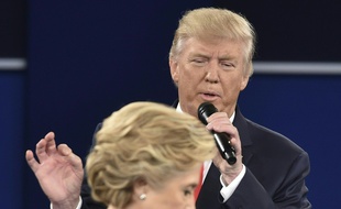 Donald Trump et Hillary Clinton lors du deuxième débat avant les élections américaines.
