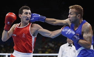 Le Français Sofiane Oumiha aux Jo de Rio, en 2016