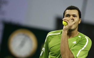 Tsonga battu par Del Potro le 11 novembre 2008 à Shanghai.