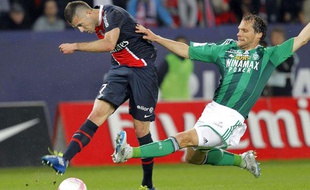 Jérémy Menez face à Sylvain Marchal, le 2 mai 2012