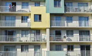 Un immeuble de logements dans le Val-de-Marne.