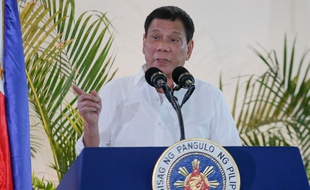 Le président philippin Rodrigo Duterte