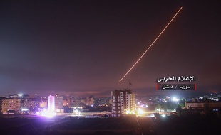 La défense anti-aérienne syrienne a pu intercepter la plupart des missiles israéliens avant qu'ils ne touchent leur cible le 25 décembre 2018 (illustration).