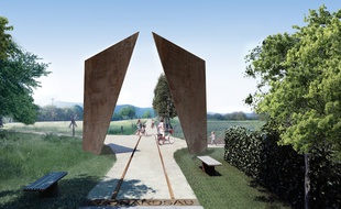 Porte sur la voie verte