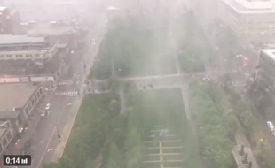 Une tempête s'est abattue sur la ville de Kansas City (Missouri)
