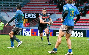 Blessé au genou, Vincent Clerc (ici contre Trévise, le 13 janvier en Coupe d'Europe) ne reviendra pas avant octobre.
